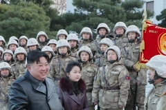 Triều Tiên biểu dương quân nhân tham gia vụ phóng tên lửa