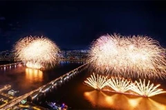 Ấn tượng màn trình diễn pháo hoa bằng drone tại Lễ hội pháo hoa Seoul