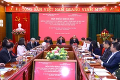 Quang cảnh hội thảo. (Ảnh: Văn Điệp/TTXVN)