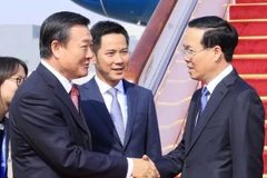 Chủ tịch nước bắt đầu tham dự Diễn đàn “Vành đai và Con đường”