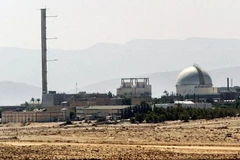 Nhà máy điện hạt nhân Dimona ở sa mạc Negev phía nam Israel. (Nguồn: AFP)