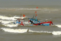 Cứu sống 8 thuyền viên trên tàu cá bị nạn tại ngư trường Hoàng Sa