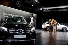 Mẫu xe Mercedes GLC class 2016. (Ảnh: Thế Anh/TTXVN)