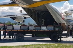 Thi thể các nạn nhân được tìm thấy tại tỉnh Papua ngày 6/12. (Nguồn: AFP)