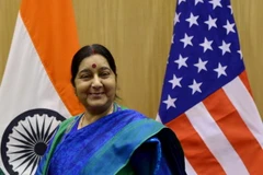 Ngoại trưởng Ấn Độ Sushma Swaraj. (Nguồn: THX/TTXVN)