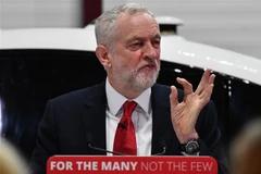 Lãnh đạo Công đảng đối lập của Anh Jeremy Corbyn. (Nguồn: AFP/TTXVN)