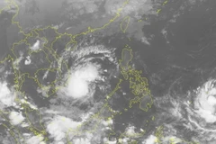 Ảnh mây vệ tinh. (Nguồn: nchmf.gov.vn)