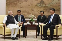 Thủ tướng Ấn Độ Narendra Modi và Chủ tịch Trung Quốc Tập Cận Bình. (Nguồn: AFP)