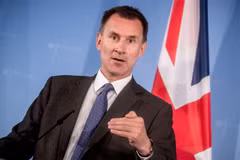 Ngoại trưởng Anh Jeremy Hunt. (Ảnh: AFP/TTXVN)