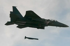 Máy bay chiến đấu F-15K Hàn Quốc. (Nguồn: YONHAP/TTXVN)