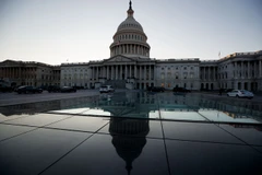 Tòa nhà Quốc hội Mỹ ở thủ đô Washington DC. (Nguồn: THX/TTXVN)