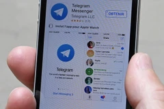 Ứng dụng Telegram trên điện thoại di động. (Nguồn: AFP/TTXVN)