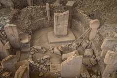 Ngôi đền cổ nhất thế giới Gobekli Tepe ở Thổ Nhĩ Kỳ. (Nguồn: aa.com.tr) 