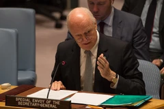 Đặc phái viên LHQ về Syria, ông Staffan de Mistura. (Nguồn: AFP/TTXVN)