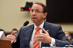 Thứ trưởng Tư pháp Mỹ Rod Rosenstein. (Nguồn: AFP/TTXVN)
