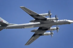 Máy bay ném bom chiến lược Tu-95 của Nga. (Nguồn: AFP/TTXVN)