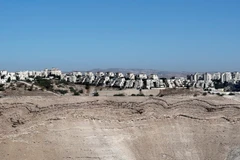Khu định cư Maale Adumim của Israel ở Bờ Tây ngày 26/10/2017. (Nguồn: AFP/TTXVN)