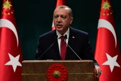 Tổng thống Thổ Nhĩ Kỳ Tayyip Erdoga. (Nguồn: THX/TTXVN)