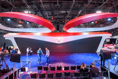 [Photo] Hé lộ sân khấu VinFast tại Paris Motorshow trước giờ G