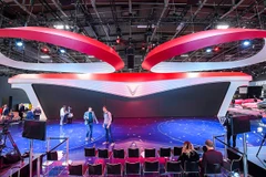 [Photo] Hé lộ sân khấu VinFast tại Paris Motorshow trước giờ G
