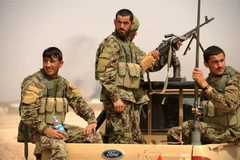 Các nhân viên an ninh Afghanistan. (Nguồn: AFP/TTXVN)