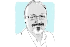 Hình ảnh nhà báo Khashoggi trong bài báo cuối cùng của ông đăng trên tờ Washington Post.