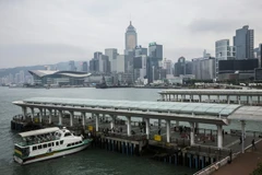 Cảng Trung tâm ở Hong Kong, Trung Quốc. (Nguồn: AFP/TTXVN)