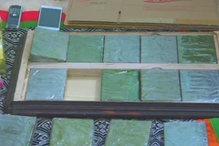 Tang vật heroin được Công an Sơn La thu giữ trong một vụ án. (Ảnh: TTXVN)