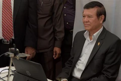 Cựu Chủ tịch đảng Cứu nguy dân tộc (CNRP) đối lập Kem Sokha. (Nguồn: AFP/TTXVN)