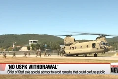 [Video] 'Lực lượng Mỹ đồn trú Hàn Quốc là vấn đề riêng của Mỹ-Hàn'