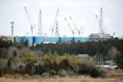 Nhà máy điện hạt nhân Fukushima Daiichi ở Okuma hiện vẫn nằm trong khu vực bị phong tỏa và cách ly sau thảm họa động đất và sóng thần. (Nguồn: Kyodo/ TTXVN)