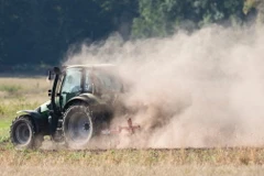 Một cánh đồng khô hạn ở Dollbergen gần Hannover, miền bắc nước Đức. (Nguồn: AP)