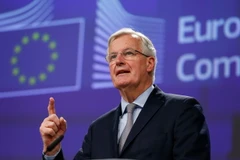 Trưởng đoàn đàm phán EU Michel Barnier. (Nguồn: AFP/TTXVN)