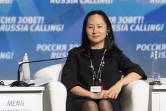 Bà Mạnh Vãn Chu, Giám đốc tài chính của tập đoàn viễn thông Trung Quốc Huawei. (Ảnh: Reuters/TTXVN)