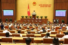 Toàn cảnh Kỳ họp thứ năm, Quốc hội khóa XIV. (Ảnh: Dương Giang/TTXVN)