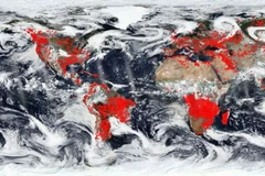[Video] NASA công bố ảnh vệ tinh Trái Đất chìm trong biển lửa 