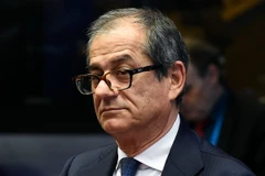 Bộ trưởng kinh tế Italy Giovanni Tria. (Ảnh: AFP/TTXVN)