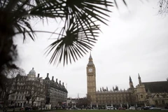 Tháp đồng hồ Big Ben ở thủ đô London. (Nguồn: AFP/TTXVN)