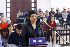 Bị cáo Châu Thị Thu Nga. (Ảnh: Doãn Tuấn/TTXVN)