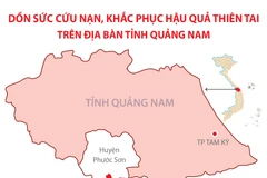 Dốc sức cứu nạn, khắc phục hậu quả thiên tai trên địa bàn Quảng Nam
