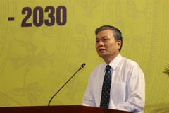 Thứ trưởng Bộ Nội vụ, Phó Trưởng Ban Chỉ đạo Cải cách hành chính của Chính phủ Nguyễn Trọng Thừa, phát biểu tại Hội thảo. (Ảnh: Trần Xuân Tình/TTXVN)