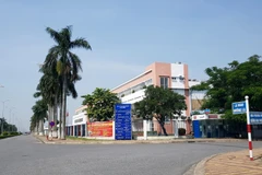 Khu Công nghiệp Tràng Duệ, huyện An Dương, Hải Phòng, hiện có 4 dự án của tập đoàn LG và gần 60 dự án khác đang đầu tư. (Ảnh: Minh Thu/TTXVN)