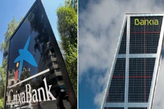 CaixaBank và Bankia, hai ngân hàng lớn thứ ba và thứ tư của Tây Ban Nha, đã thông qua việc sáp nhập vào tháng Chín. (Nguồn: cincodias.elpais.com)