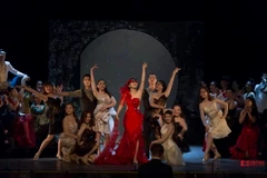 Một cảnh trong vở nhạc kịch.