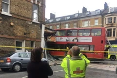 Hiện trường vụ đâm xe. (Nguồn: BBC)