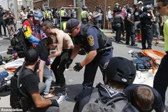 Hiện trường vụ đâm xe. (Nguồn: AP)