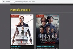 'Góa phụ đen' - một 'bom tấn' hứa hẹn đem lại doanh thu cho các rạp chiếu phim đã bị công chiếu trên trang phim lậu và có bản dịch tiếng Việt. (Ảnh chụp màn hình)