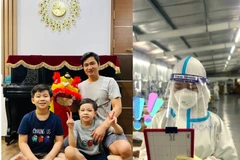 Trung Thu đặc biệt nhà bác sỹ Thu Oanh. (Ảnh: NVCC)