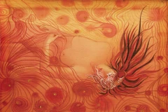 Một tác phẩm của hoạ sỹ Nguyễn Thu Hương. (Ảnh: NVCC)