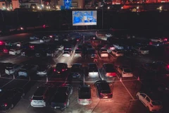 Không gian chiếu phim tại Hạ Long Drive-in. (Ảnh: Hạ Long Drive-in).